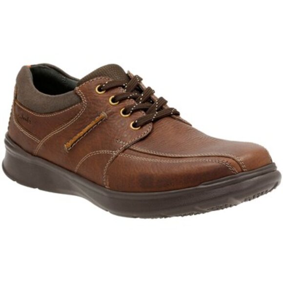 Clarks - Mens Cotrell Walk Shoe. size 14 US mens, color brown. main image 4